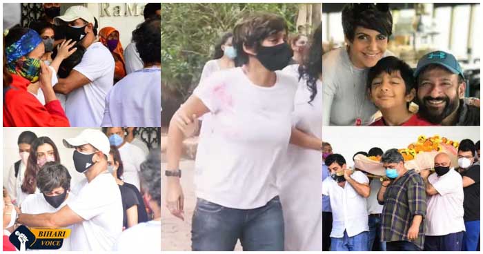 मंदिरा बेदी के पति का हुआ निधन, अंतिम संस्कार में दोस्त के कंधे पर सिर रख फूट-फूटकर रोई नजर