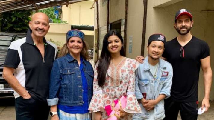 Pawandeep and Arunita stayed with Hrithik's family for three hours