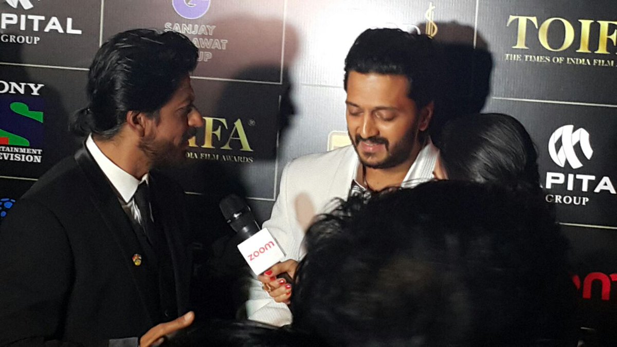ritesh deshmukh and shahrukh khan