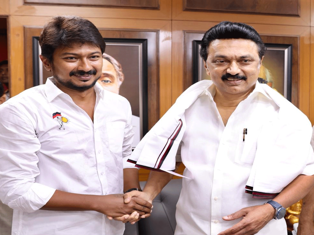 एम के स्टालिन के बेटे उदयनिधि स्टालिन