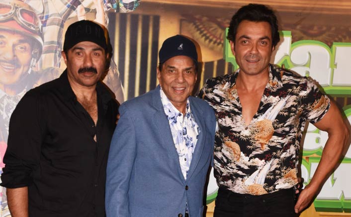 sunny deol, bobby deol and dharmendra