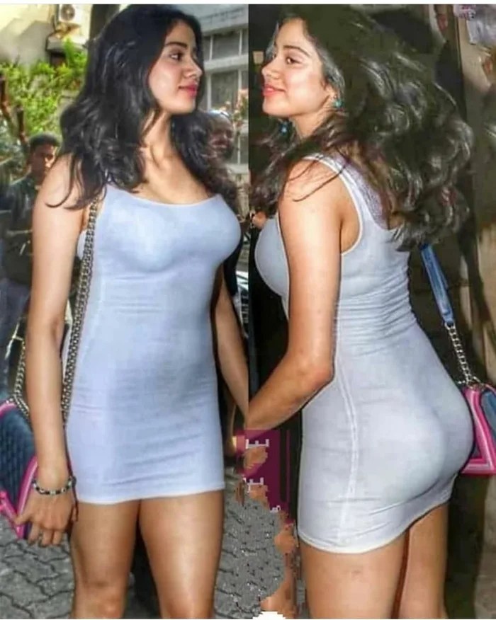 Jhanvi Kapoor in pencil dress