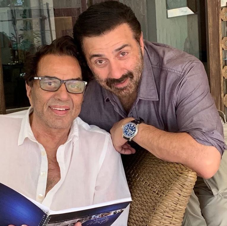 sunny deol and dharmendra