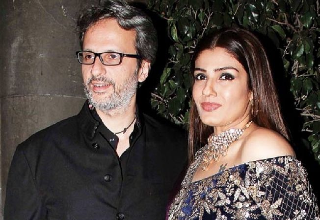 raveena tandon family