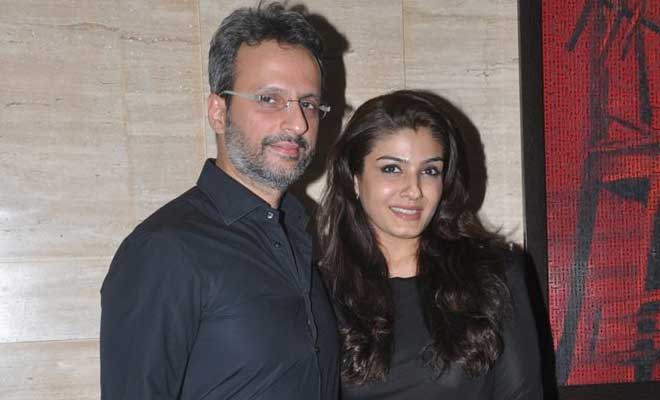 raveena tandon family