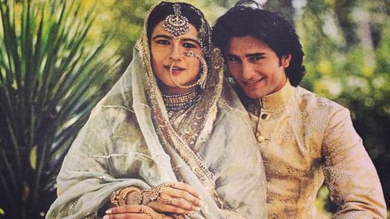 Amrita singj and saif ali khan 