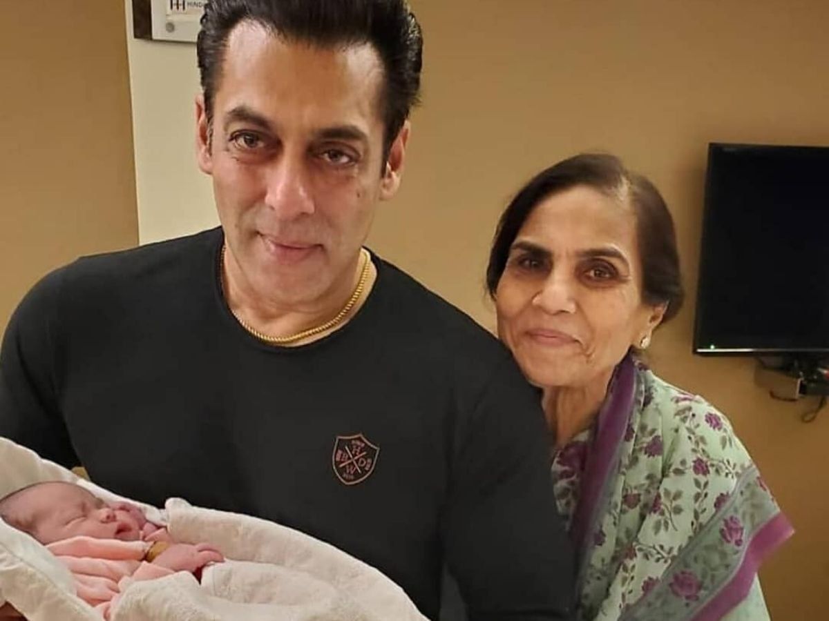 Salman khan with his mom