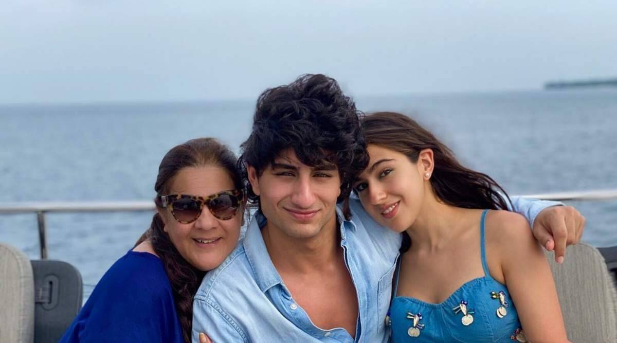 Amrita singh with her kids