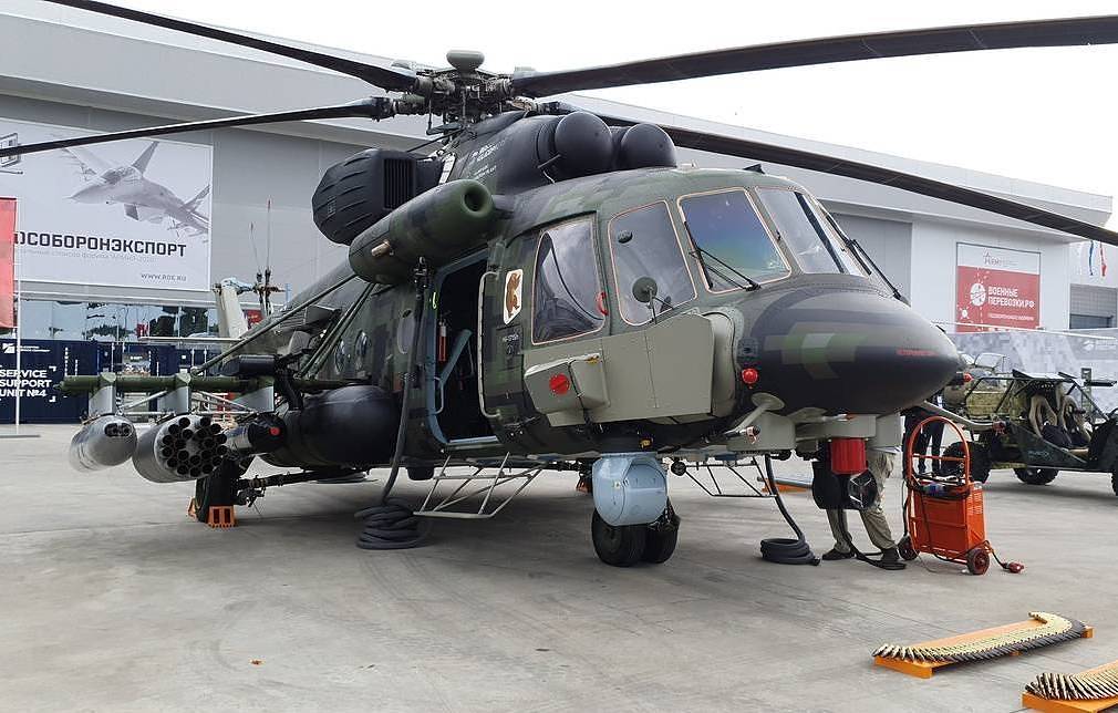 MI 17 Series Russian Copper Helicopter