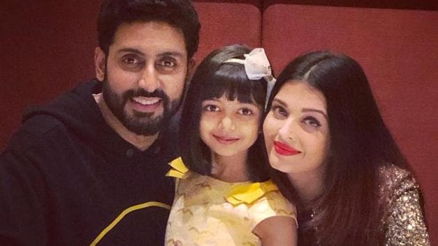 Aishwarya rai bacchan, abhishek bacchan and aradhaya bacchan