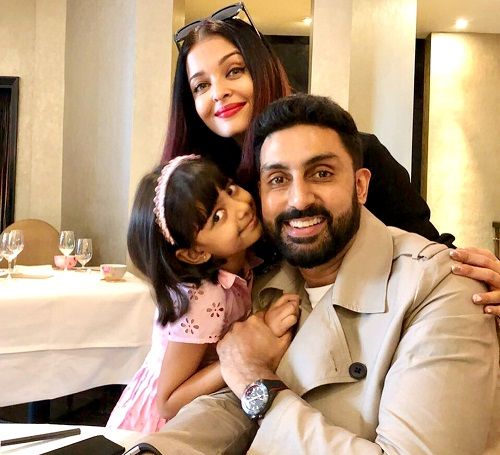 Aishwarya rai bacchan, abhishek bacchan and aradhaya bacchan