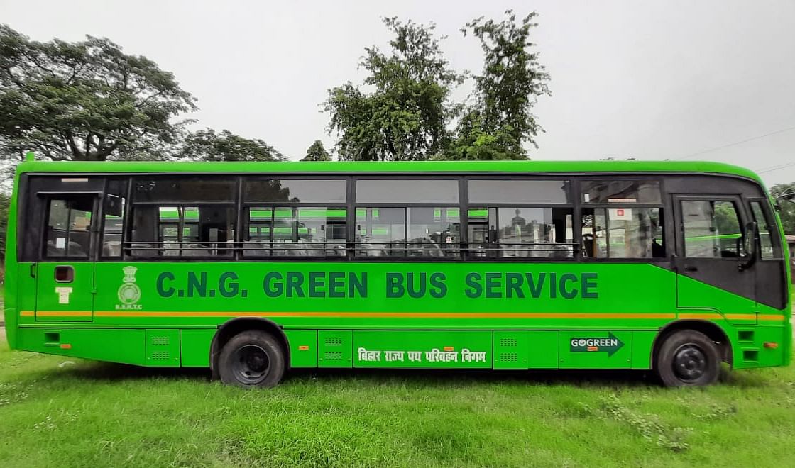 पटना में चलेंगी CNG बसें