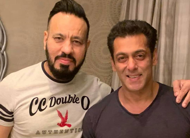 Salman khan with his bodyguard shera