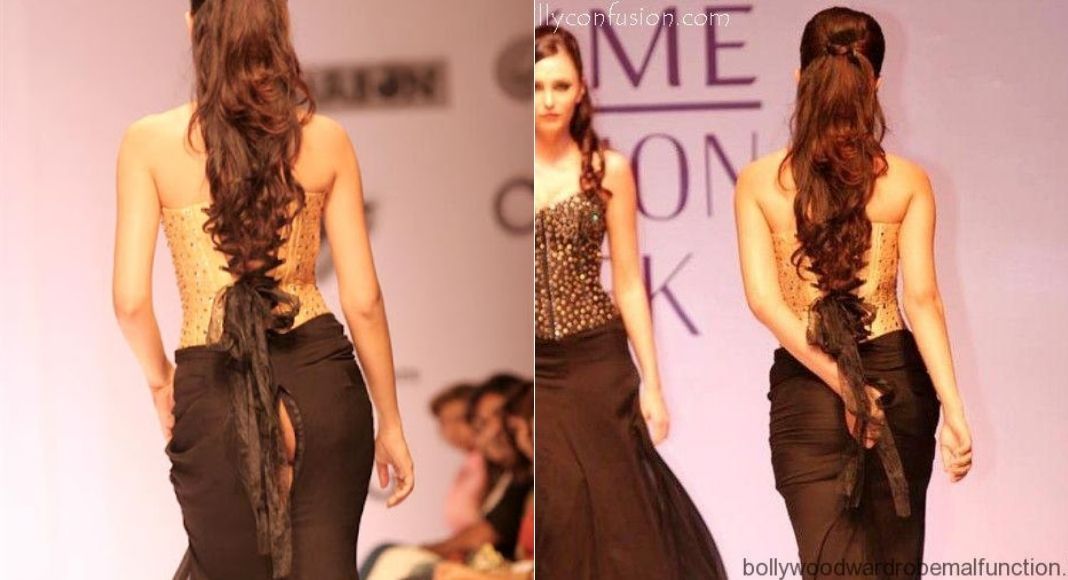 गौहर खान ऊप्स मोमेंट  