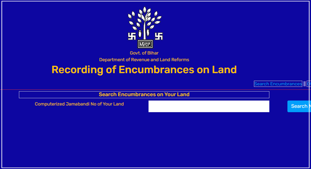 Information related to land in Bihar