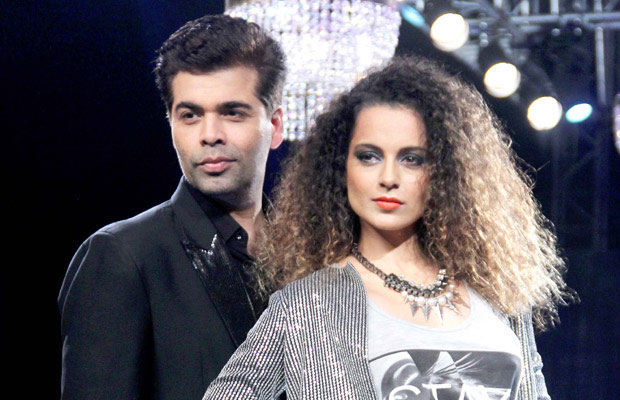 Karan johar and kangana ranaut