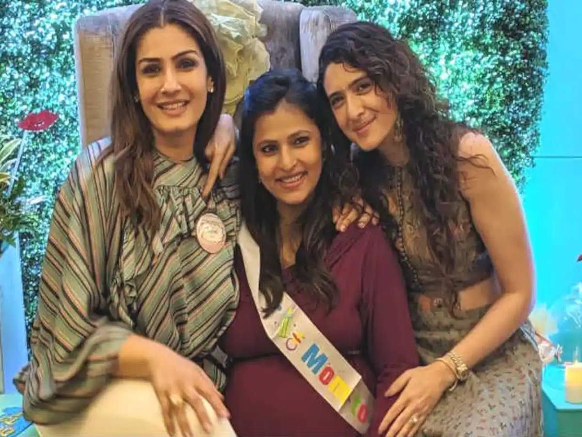Raveena Tandon Family