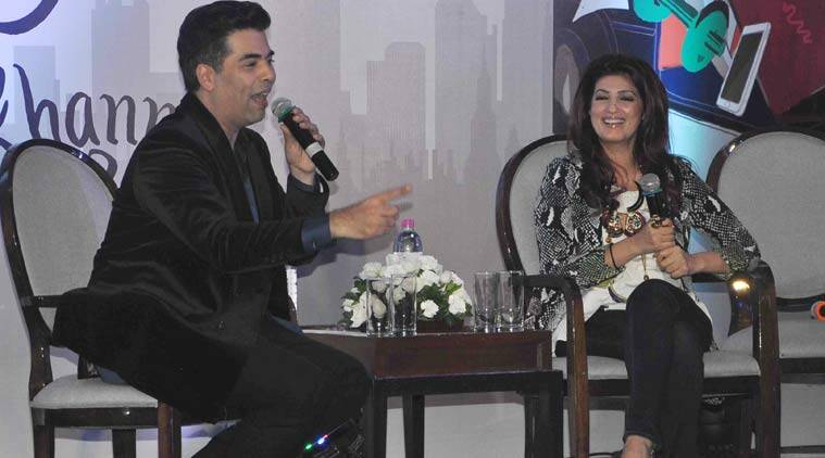 Twinkle khanna and karan johar