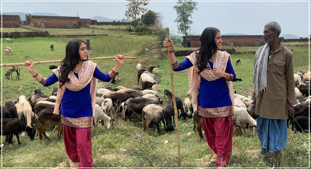 Sara Ali Khan ने चराई बकरी और चलाया ट्रैक्टर