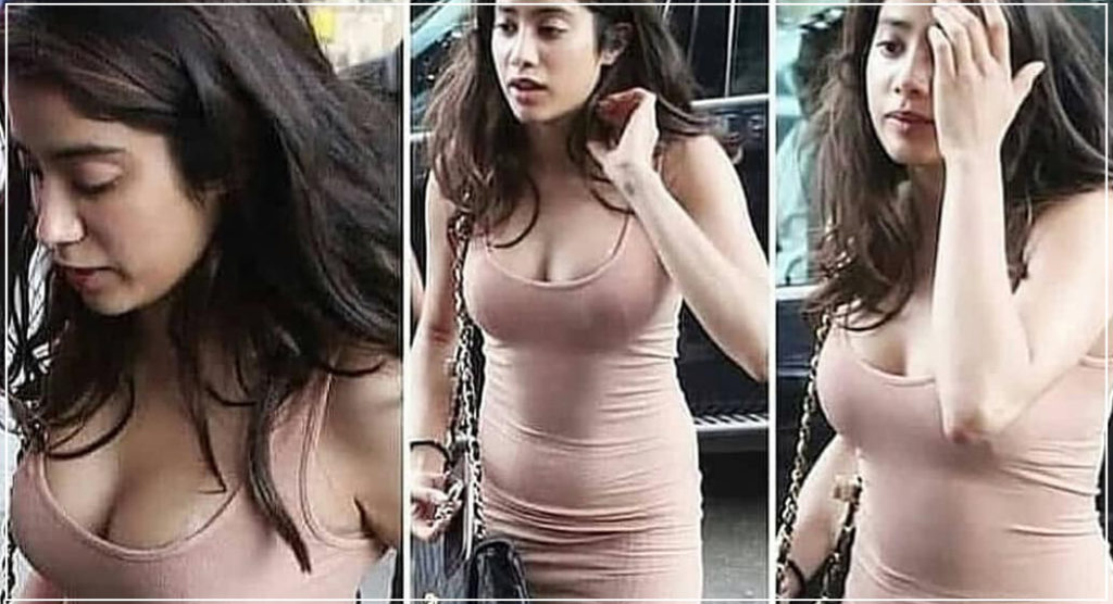 Janhvi Kapoor ने पहनी जबरदस्त टाइट ड्रेस, कार में बैठते ही