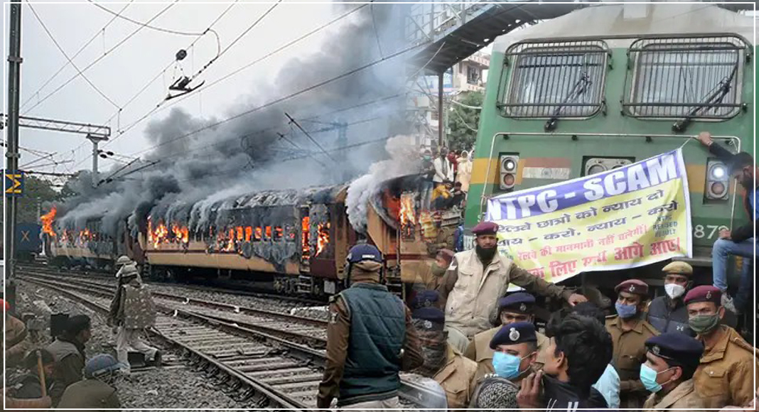 RRB NTPC PROTEST