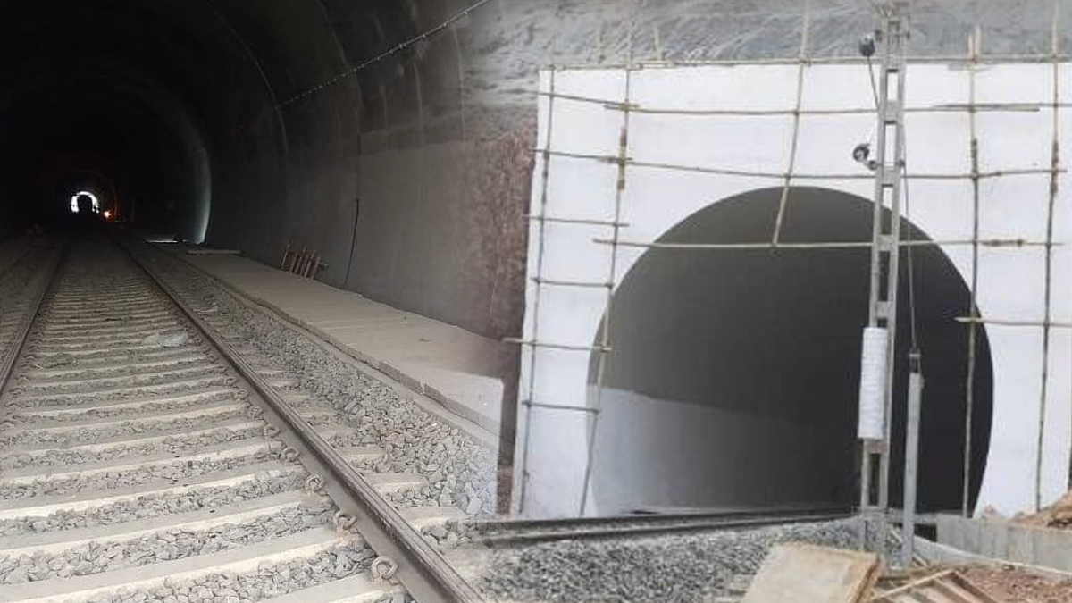 Rail Tunnel in Bihar