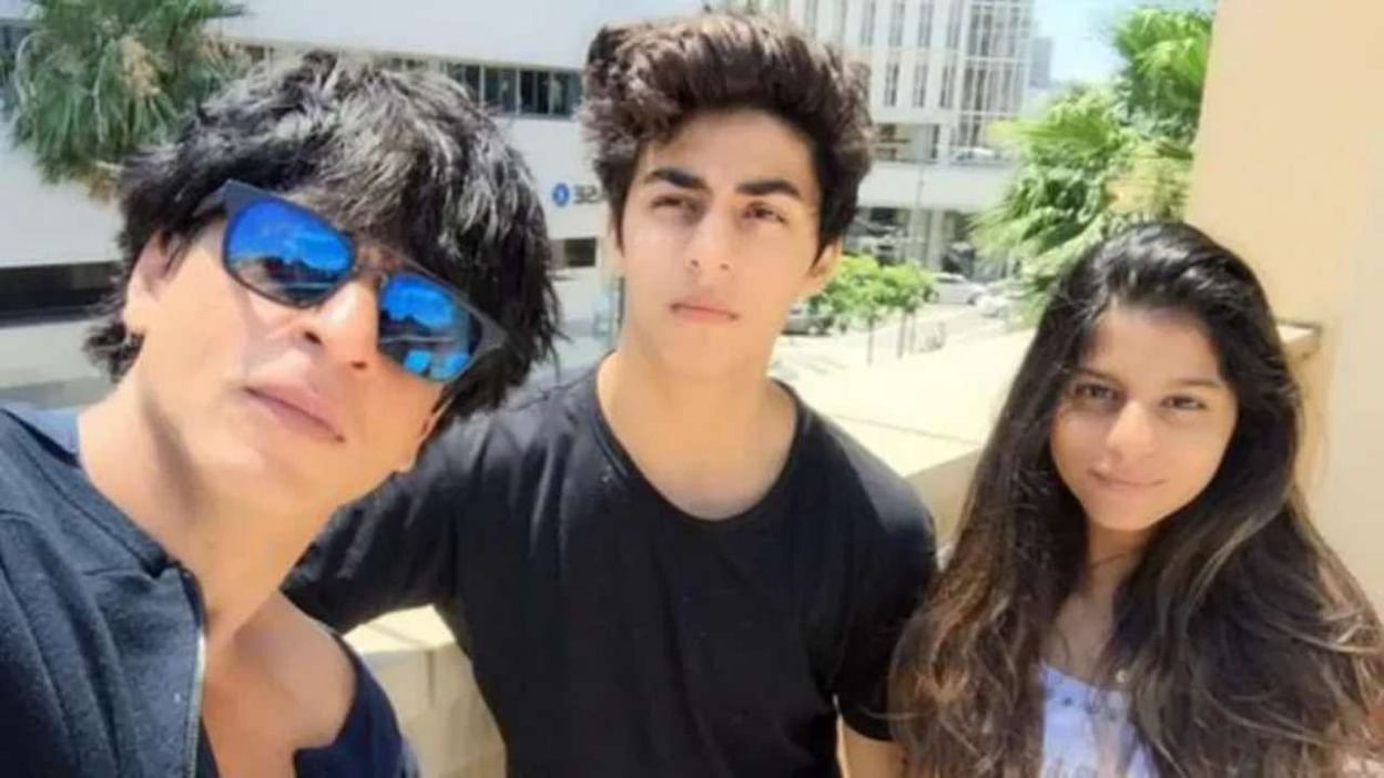 Aryan Khan and Shahrukh Khan