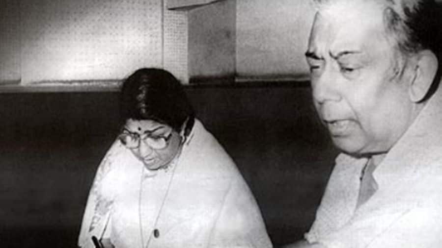 Lata Mangeshkar And Chitragupta