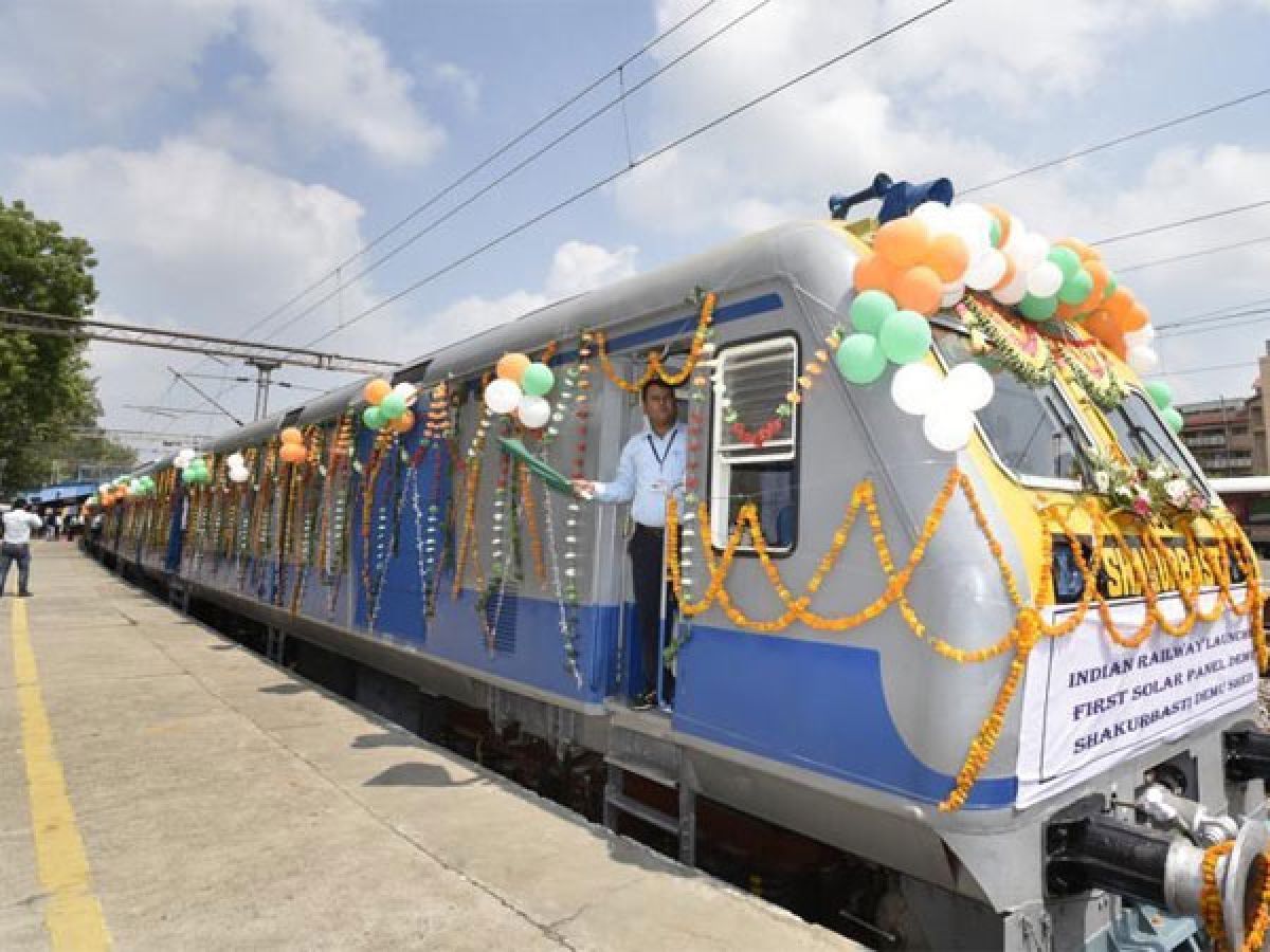 Solar Power Train in Bihar