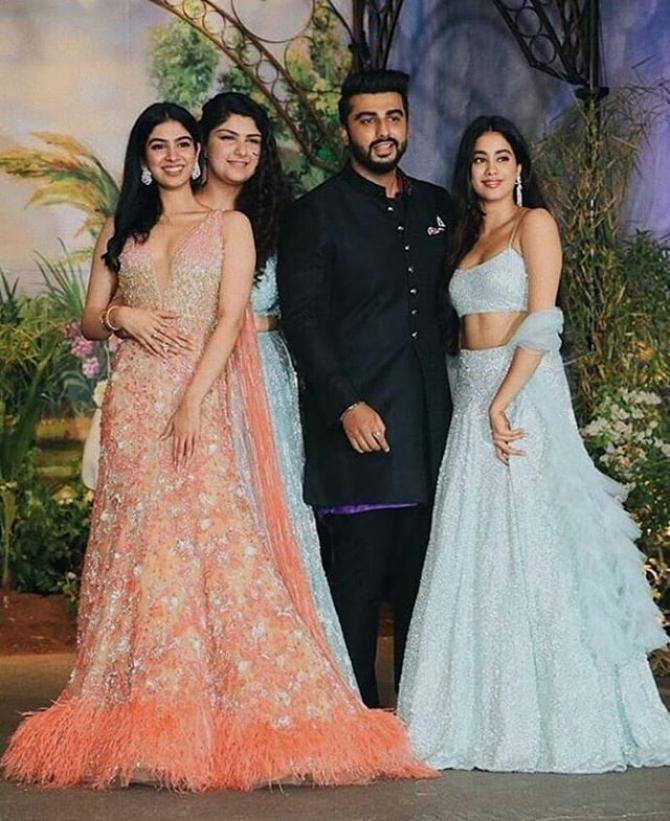 Arjun Kapoor With His Sister's
