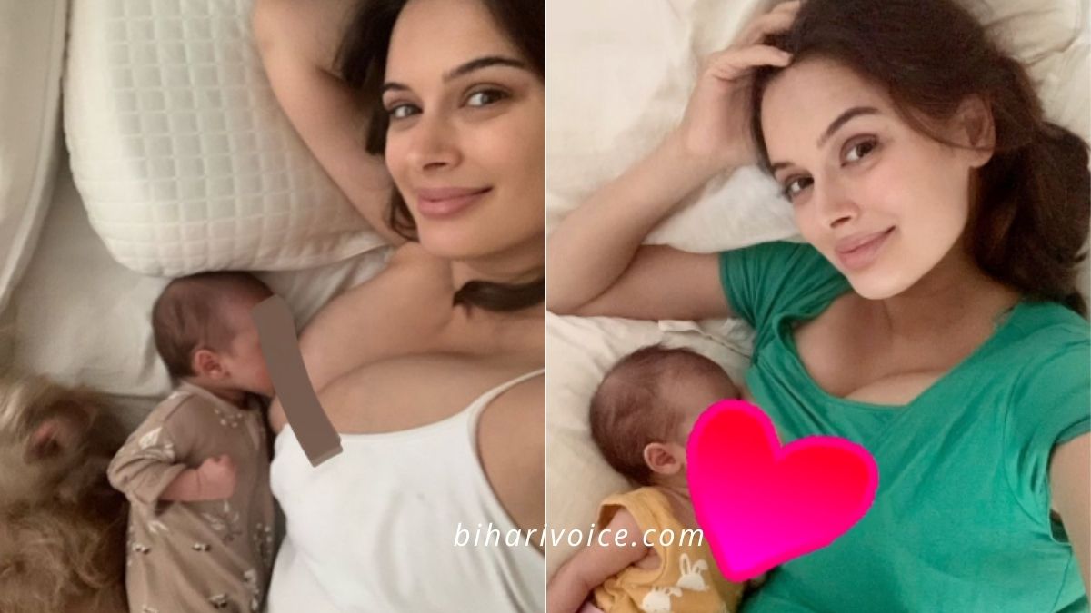 evelyn sharma breastfeeding photo