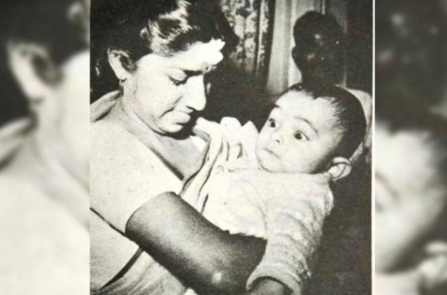 Lata Mangeshkar And Rishi Kapoor