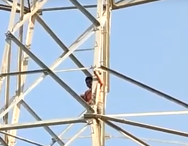 Kid On Electric Tower Video