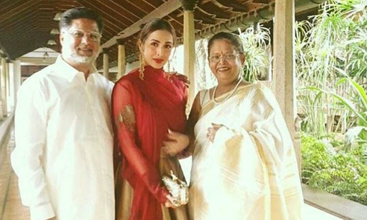 Malaika Arora With Parents