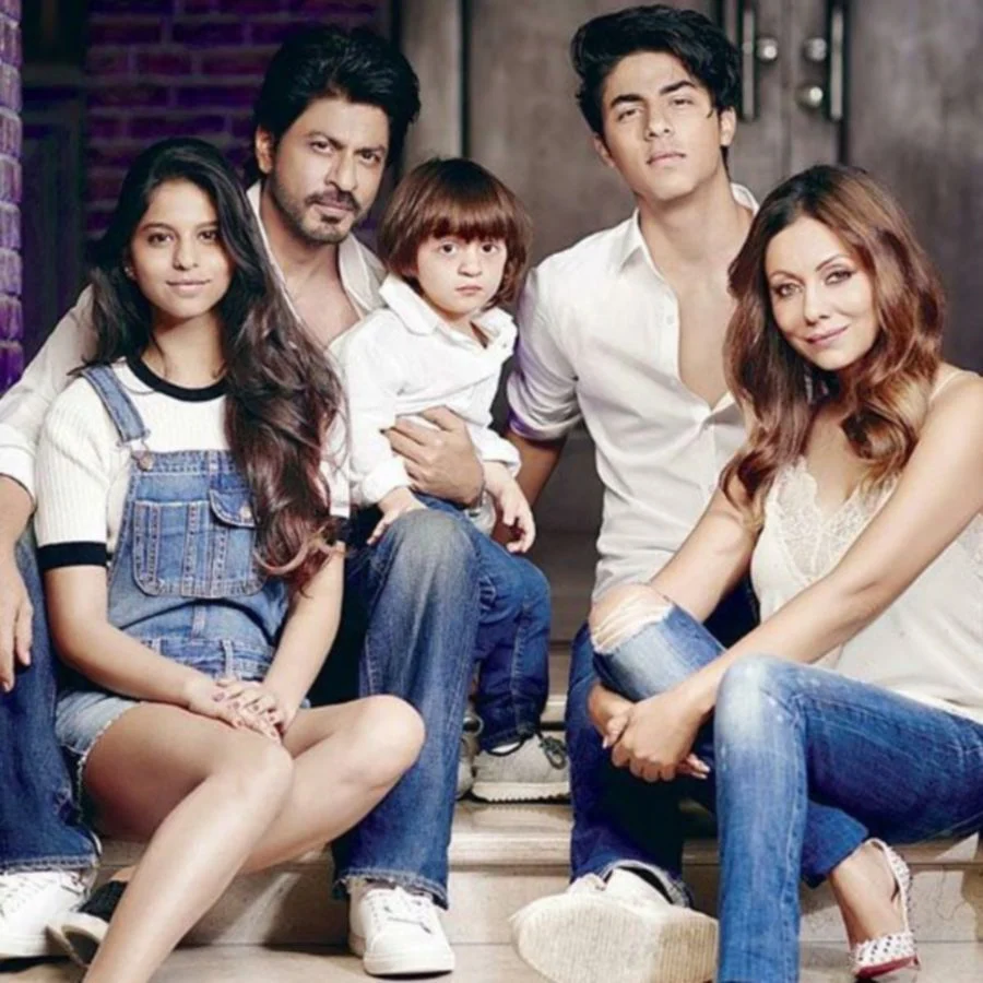 Shahrukh Khan and Gauri Khan kids