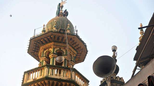 Azan on loudspeaker