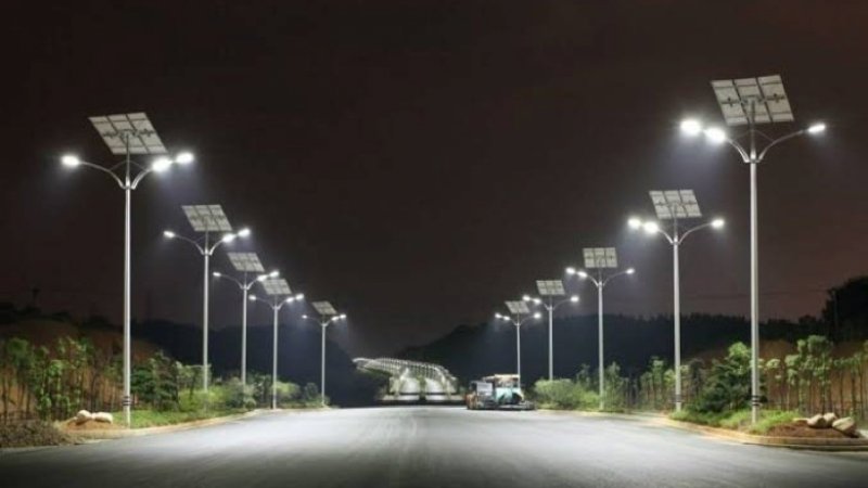 Street Lights On Roads In Bihar
