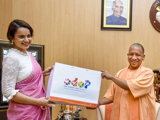 Kangana Ranaut And CM Yogi