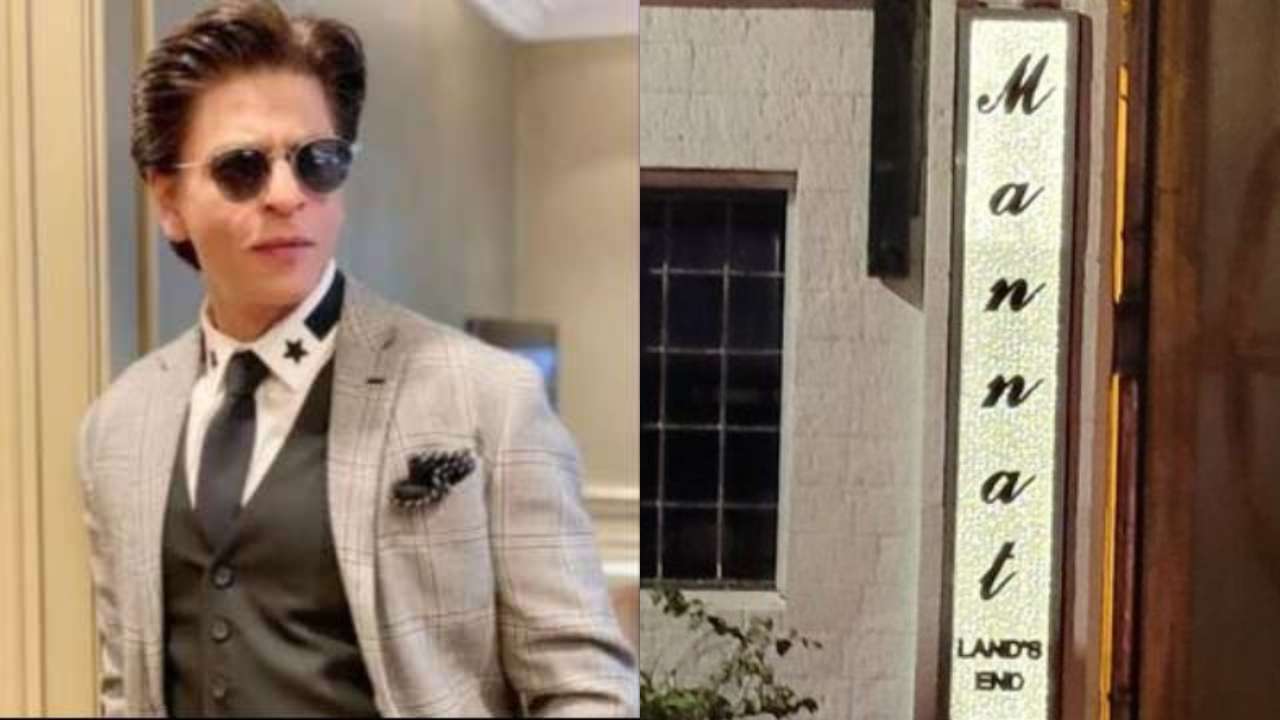 shahrukh khan house mannat Name Plate