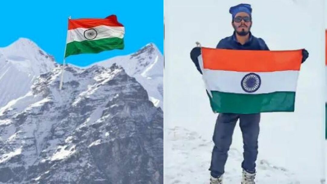 Lal Nandan of Bihar hoisted the tricolor on Kalnag mountain of Himalayas