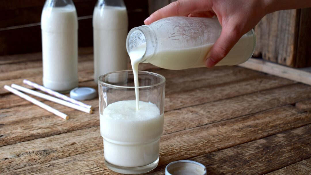way to save raw milk from bursting in summer