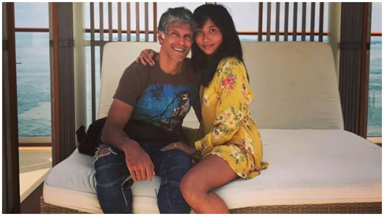 Milind Soman And Ankita Konwar