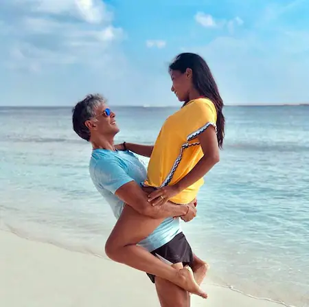 Milind Soman And Ankita Konwar