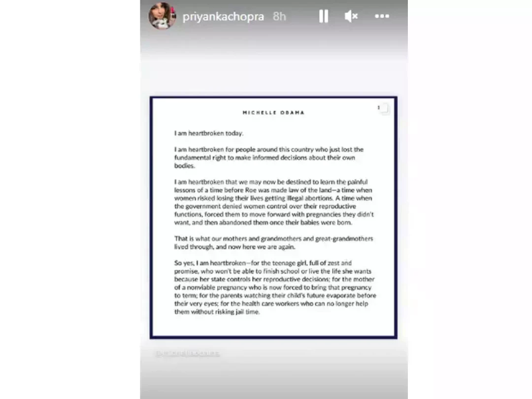 Priyanka Chopra Post