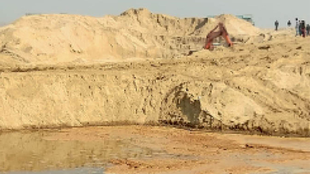 Sand mining in Bihar