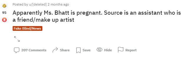 Alia Bhatt Pregnancy