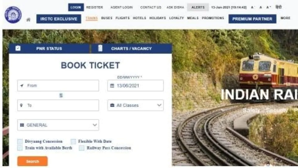 IRCTC Ticket Reservation Rule