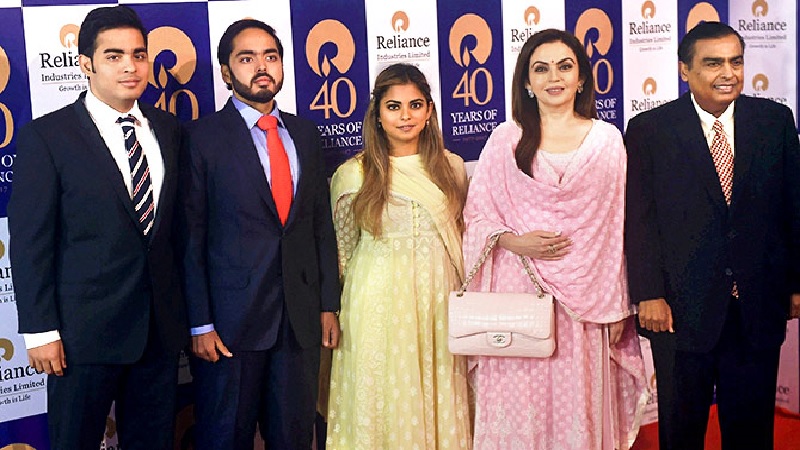 Mukesh Ambani distribution property