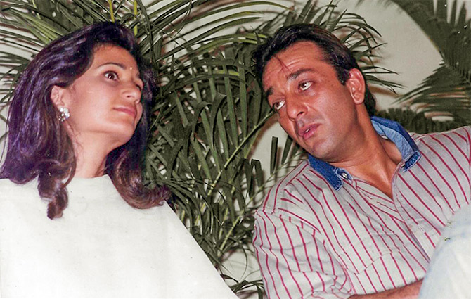 Sanjay Dutt And Rhea Pillai