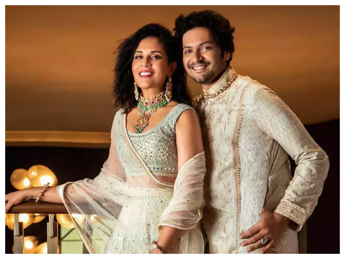 Ali Fazal and Richa Chadha